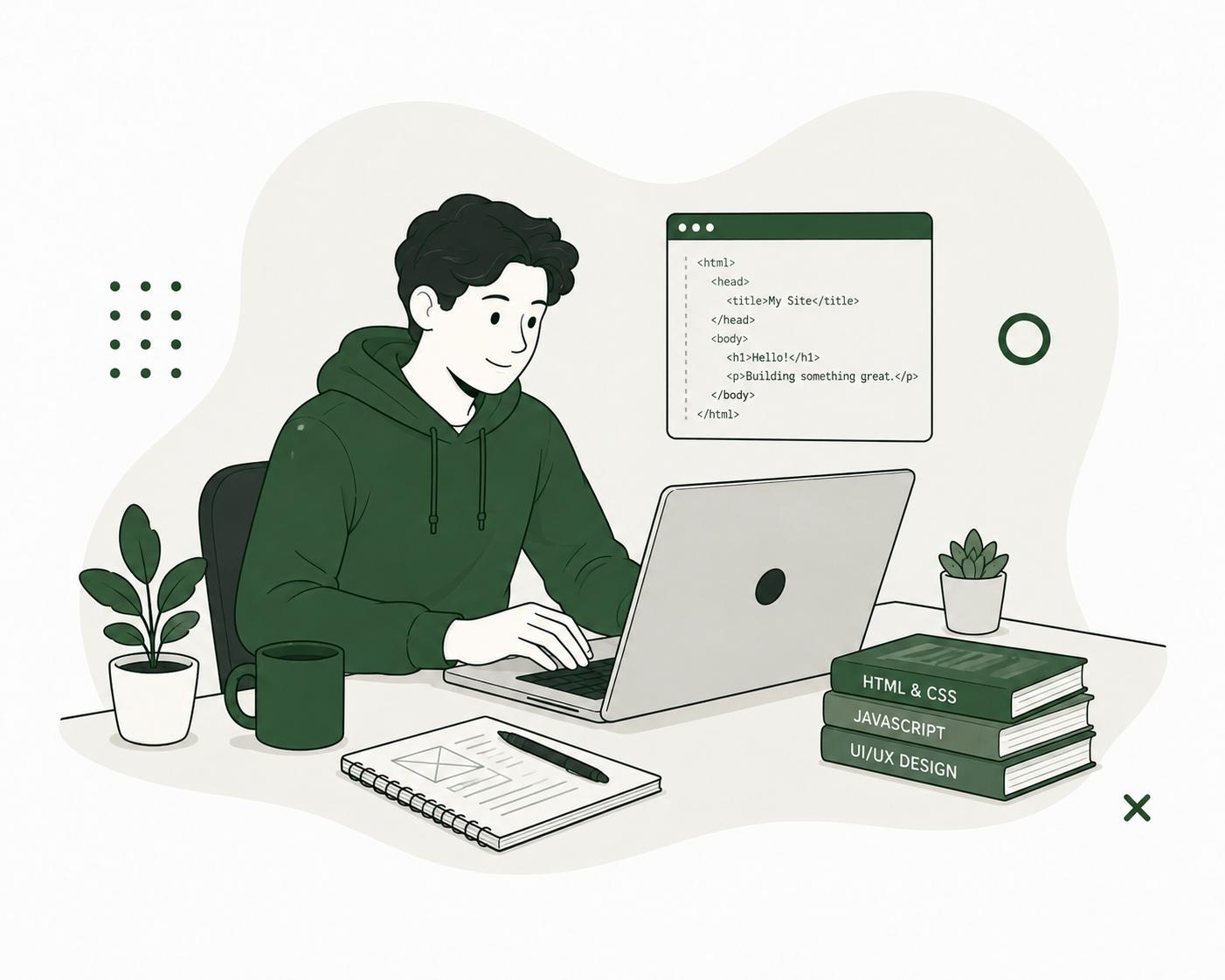 Freelancer managing job profit and client work